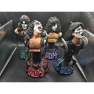 KISS Band- Complete set of 4 pieces Bust Statuette Set by McFarlane Toys